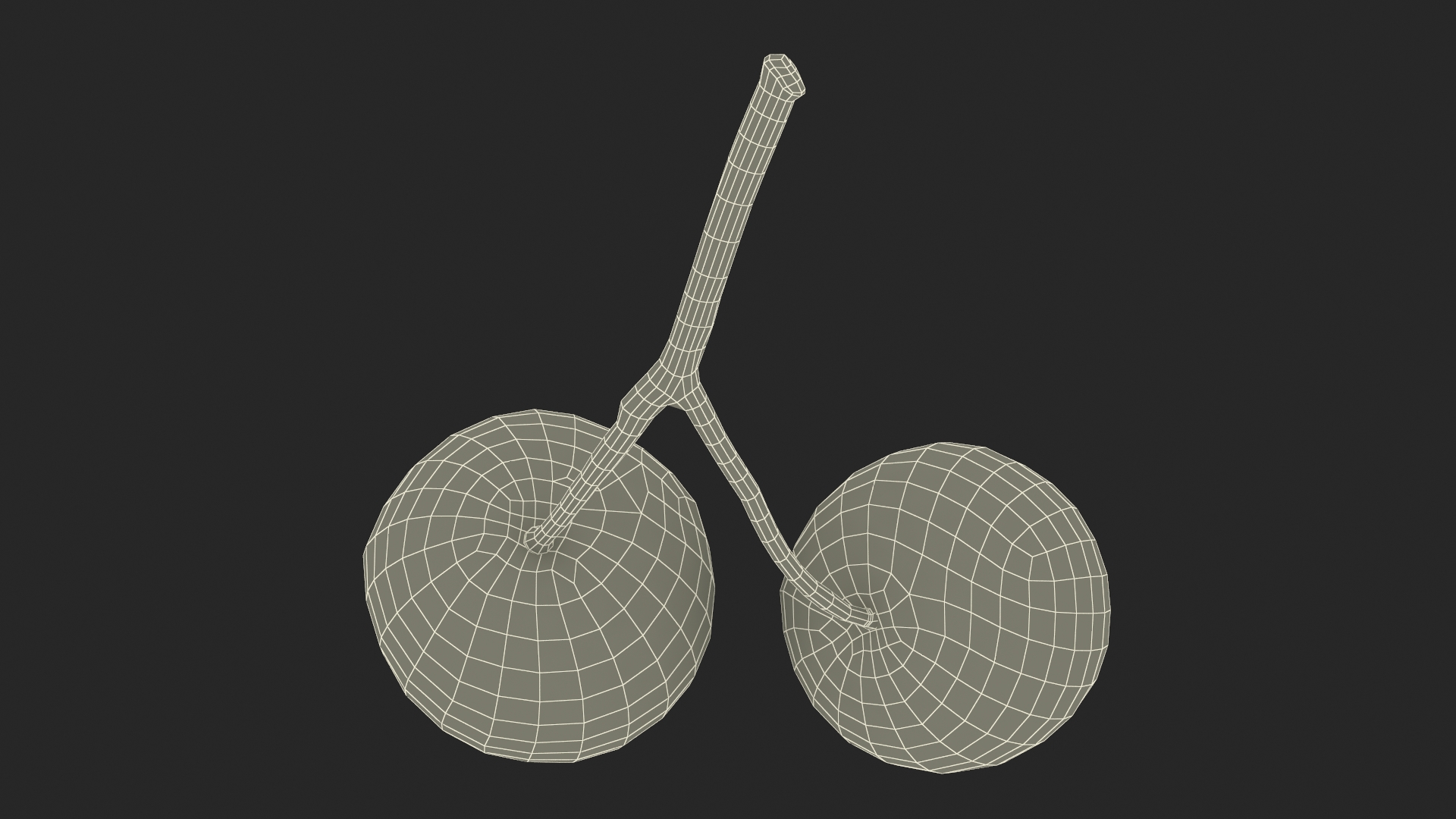 3D model Two Hawthorn Berries