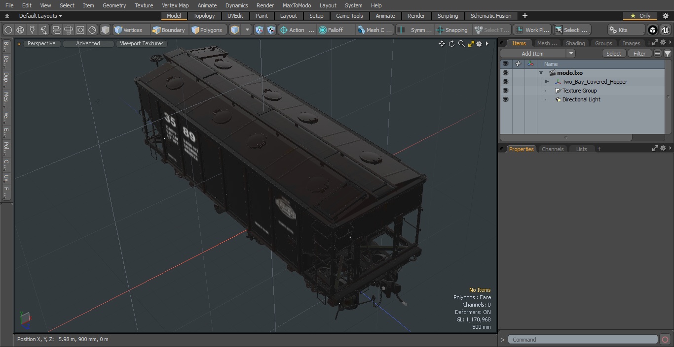 Two Bay Covered Hopper 3D