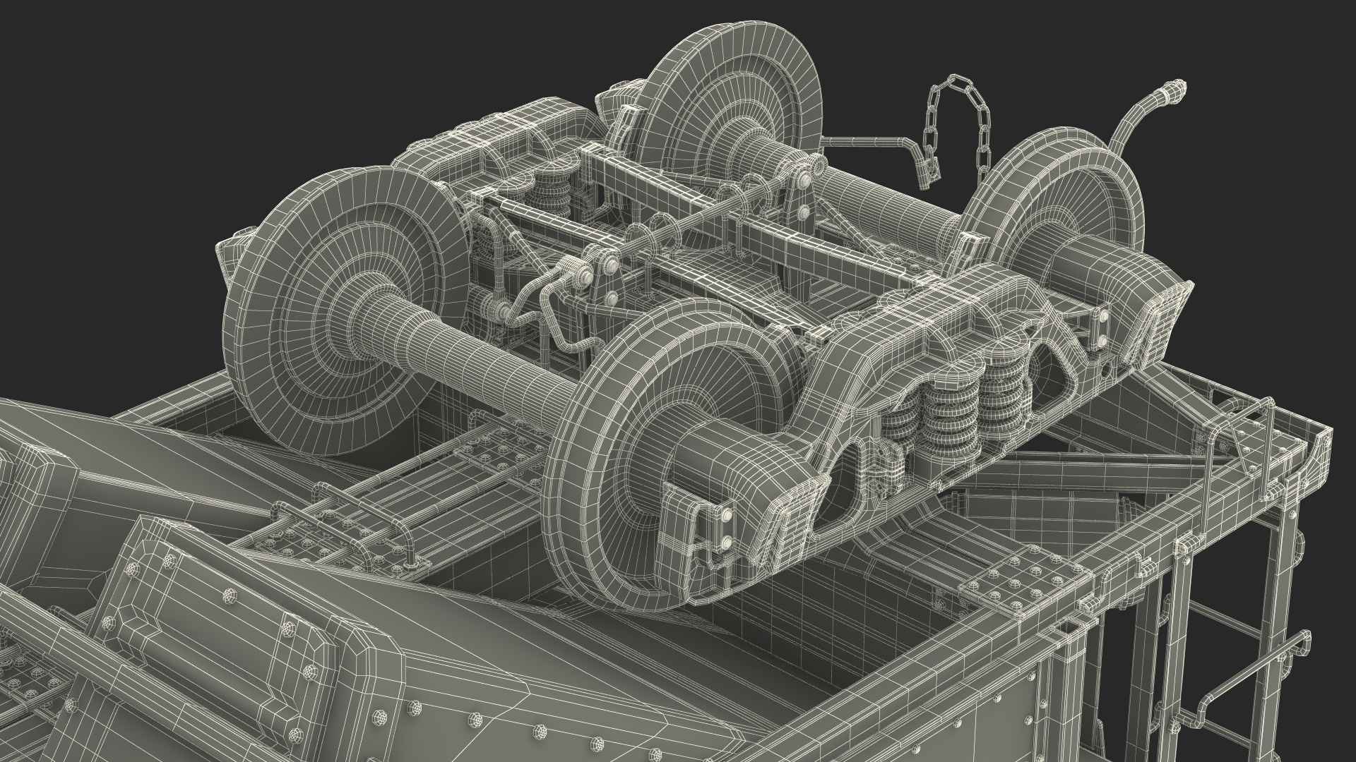 Two Bay Covered Hopper 3D