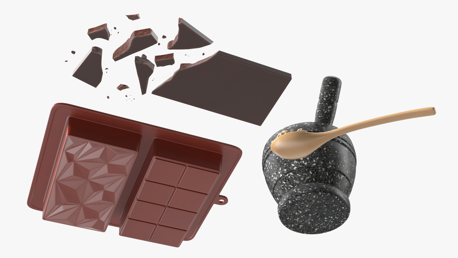 Chocolate Making with Sunflower Seeds 3D