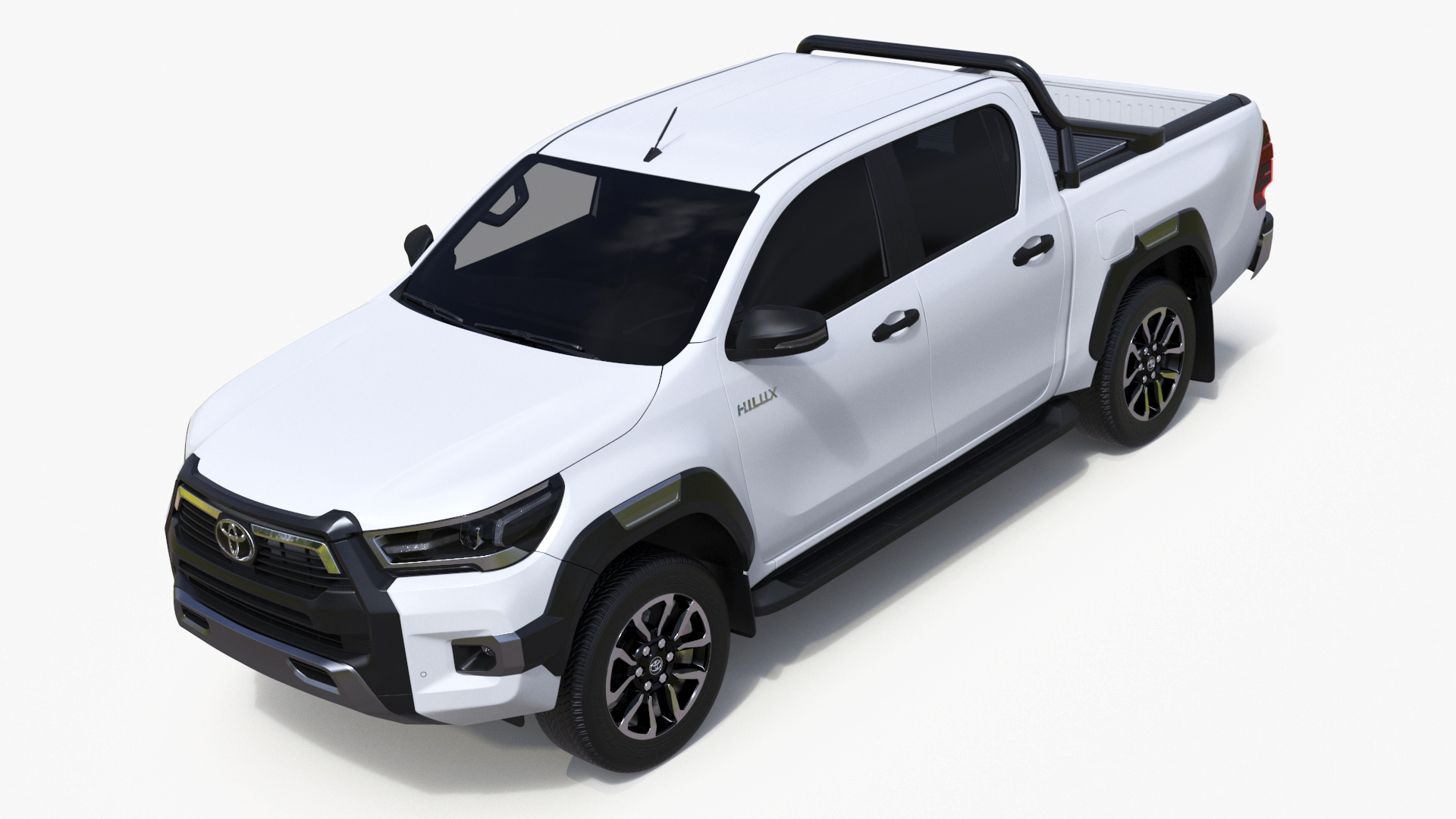 3D Toyota Hilux 2022 White model