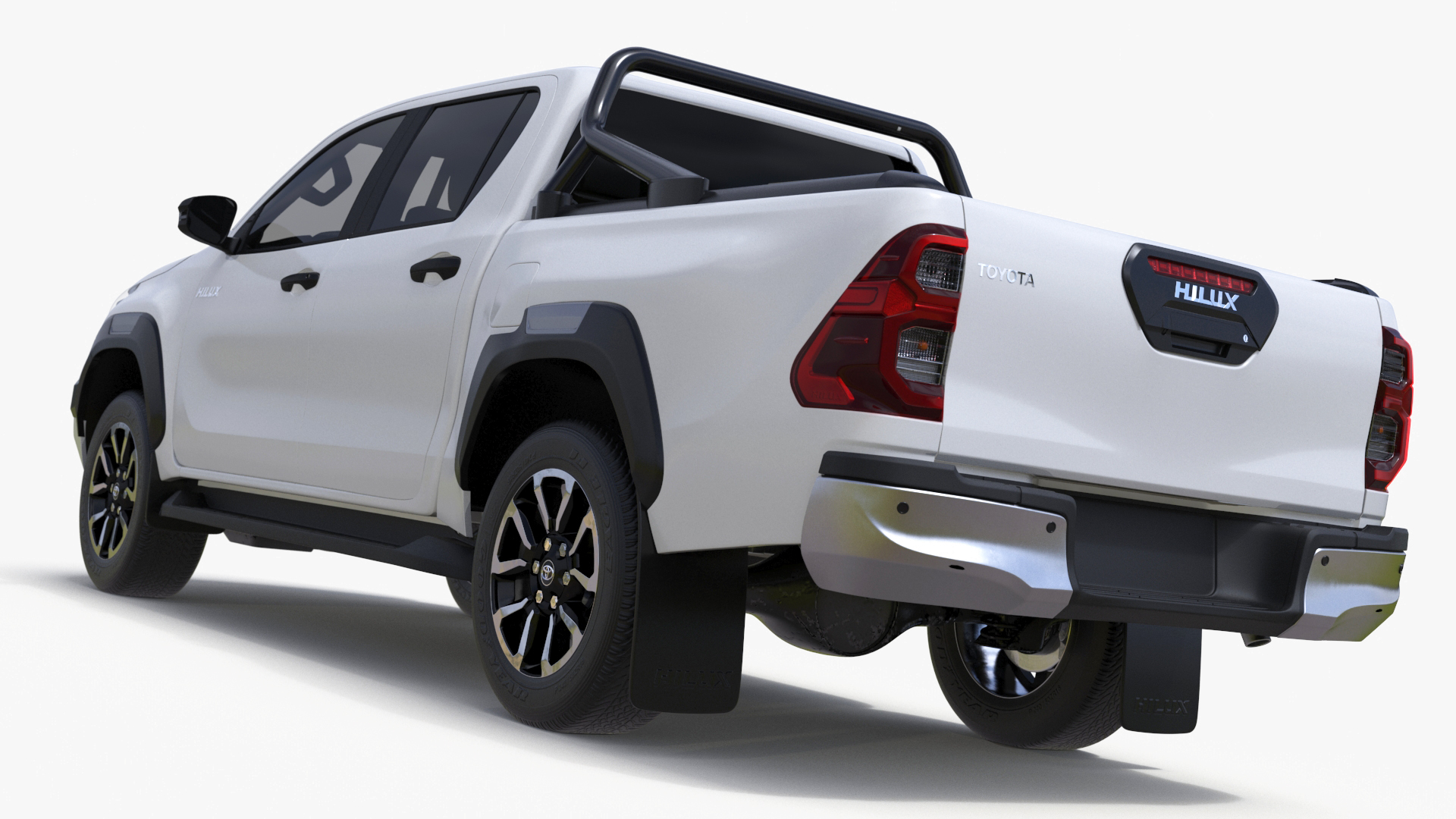 3D Toyota Hilux 2022 White model