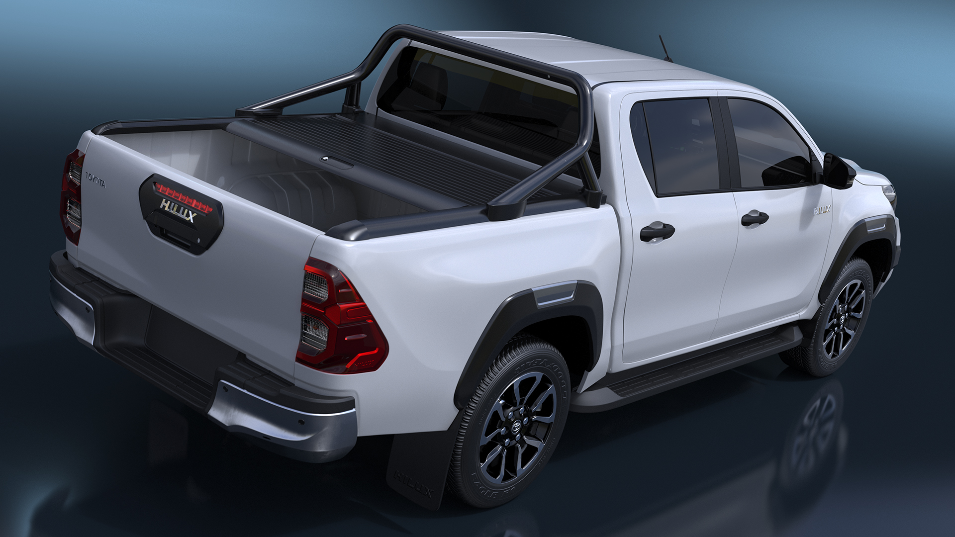 3D Toyota Hilux 2022 White model