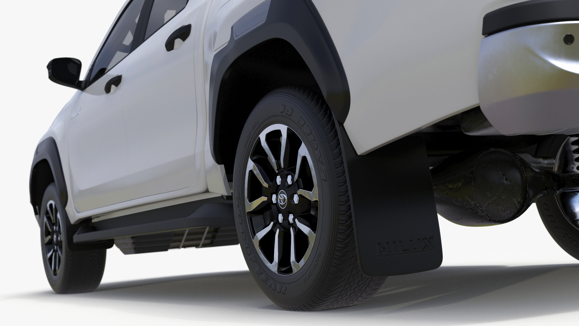 3D Toyota Hilux 2022 White model