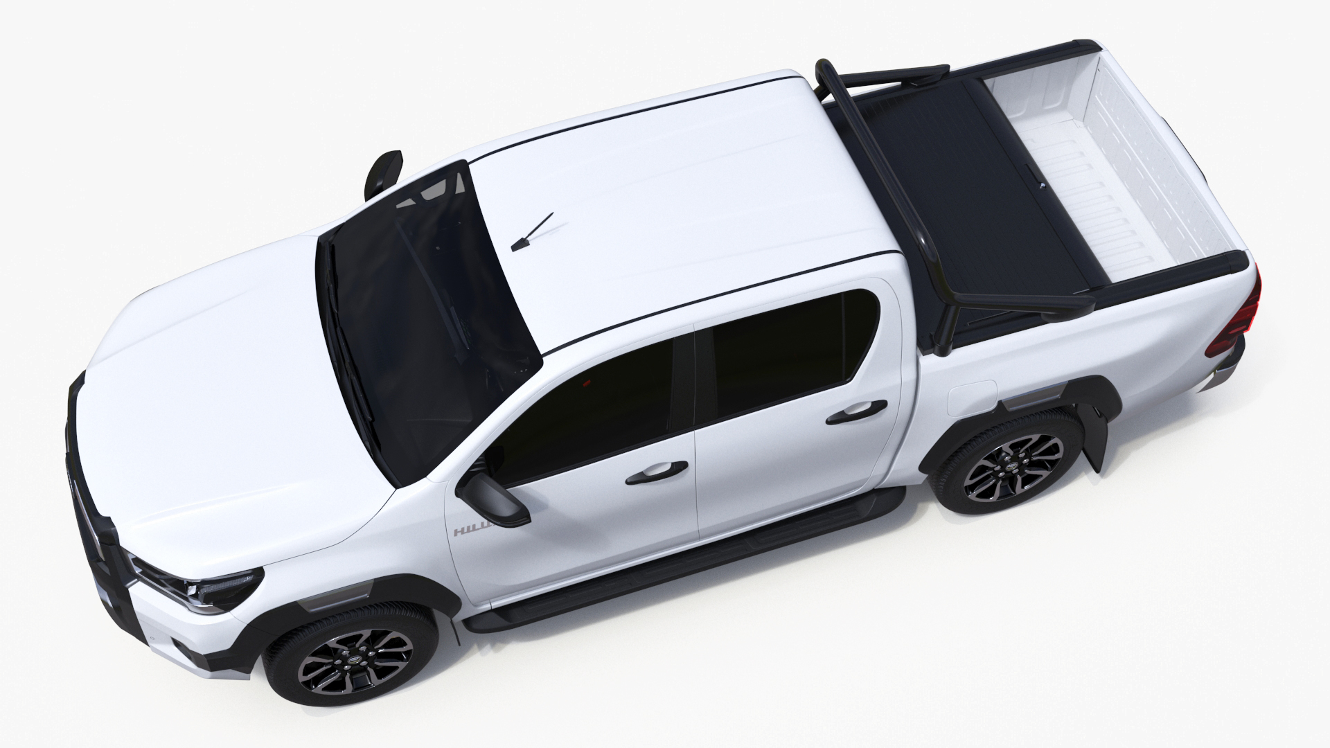 3D Toyota Hilux 2022 White model