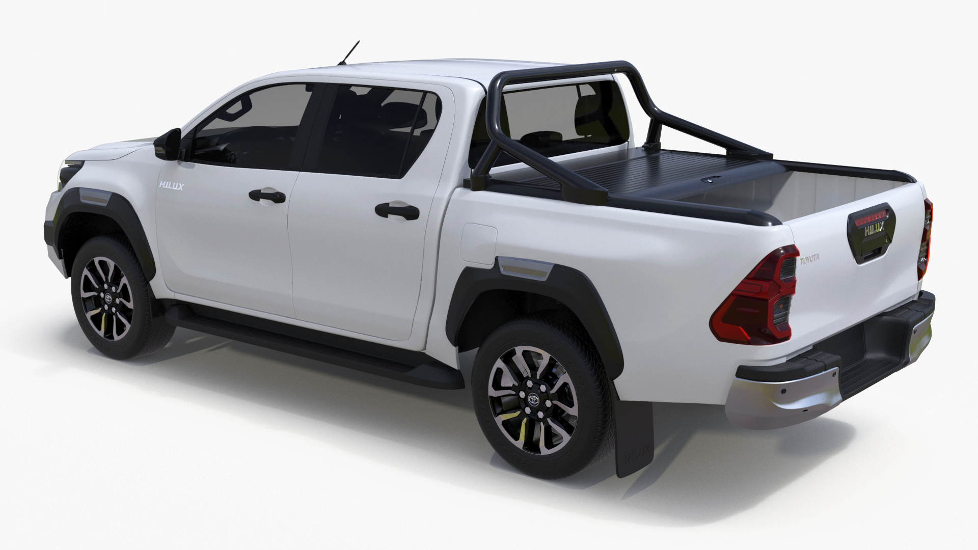 3D Toyota Hilux 2022 White model